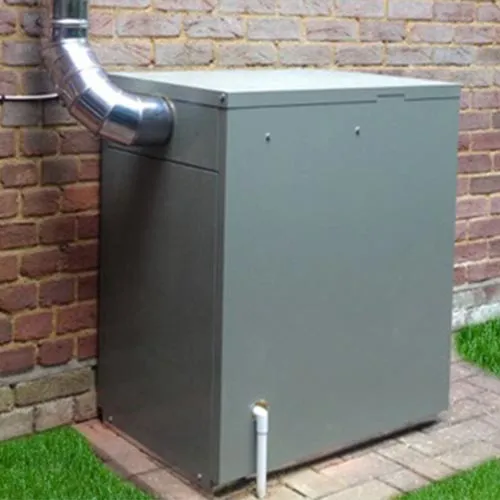 connecting boiler to oil supply